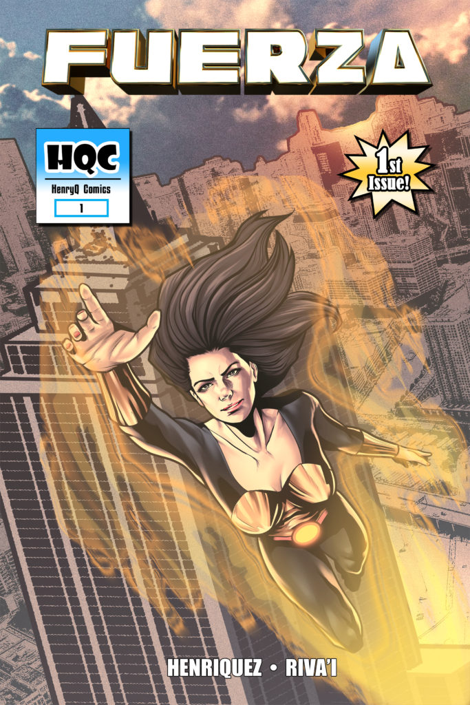 Fuezra Front cover superhero latina comics